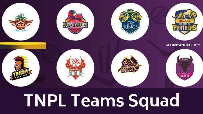 TNPL Teams Squad