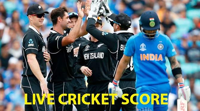 India vs New Zealand Live Cricket Score