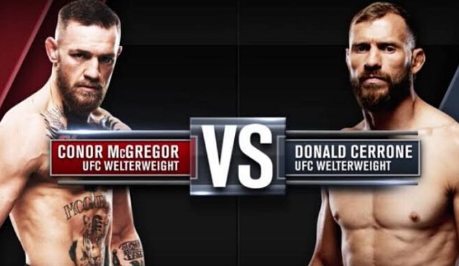 Conor McGregor vs Donald Cerrone Live Stream