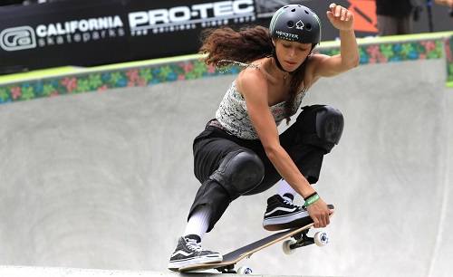Beste weibliche Skateboarder der Welt