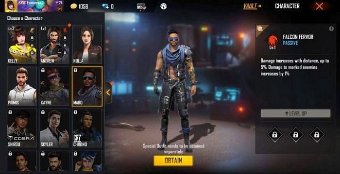 Buy Falconer Crate in Free Fire