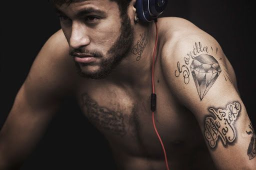 Neymar Life is a joke tattoo