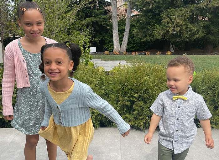 Stephen Curry children Riley, Ryan, and Canon