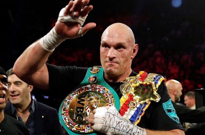 Tyson Fury, the best heavyweight boxer in the world.