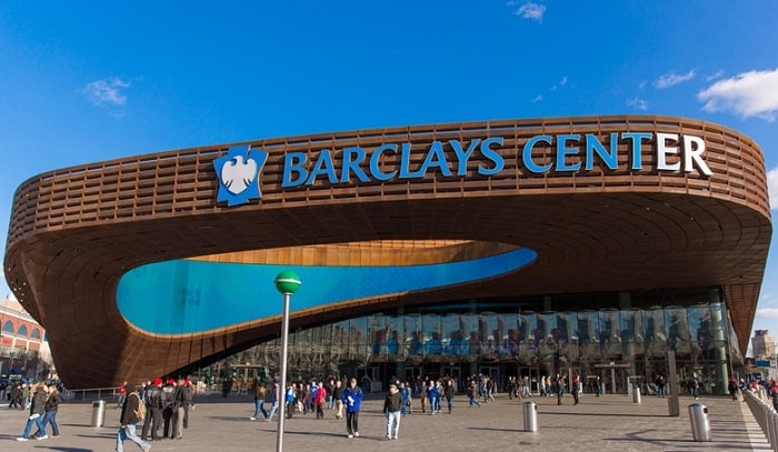 Barclays Center is one of the famous NBA stadiums